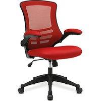 Nautilus Designs Luna Medium Back Task/Operator Chair Red (582PK)