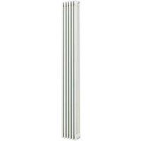 Acova 2000mm x 490mm 7984BTU White Vertical 4 Column Radiator (58442)