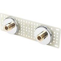 Bristan Bar Valve Wall Mount 11 Fixing Kit Chrome (58495)