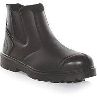 Regatta S3 Size 10 Black Waterproof Steel Toe Cap Safety Dealer Boots (584JU)