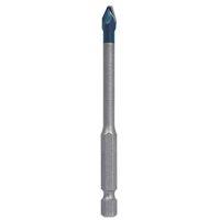 Bosch Expert HEX-9 Hex Shank Tungsten Carbide Tile & Glass Drill Bit 6mm x 90mm (584KY)