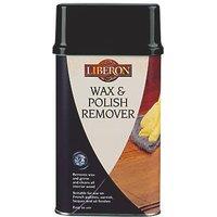 Liberon 500ml Clear Natural Solvent-Based Interior Wood Wax Remover (5854F)