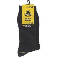 Amblers Work Socks Black 6-11 3 Pairs (586YR)