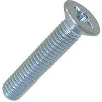 Easyfix Bright Zinc-Plated Countersunk Machine Screws M6 x 30mm 25 Pack (5877J)