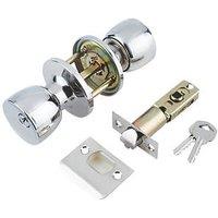 ERA 166-61 Ball Mortice Knob Set Polished Chrome 67mm (587KR)