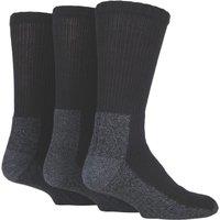 SockShop Heavy Duty Safety Boot Socks Black 12-14 3 Pairs (587PW)