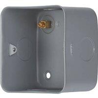 Contactum 1-Gang Metal-Clad Back Box 47mm (587RR)