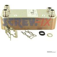 Vaillant 065131 190mm 12-Plate DHW Heat Exchanger (587TG)