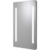 Croydex Thornton Battery-Powered Rectangular Illuminated Mirror With 413lm LED Light 400mm x 600mm (587TJ)