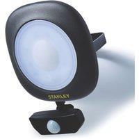 Stanley Outdoor LED Slimline Floodlight With PIR Sensor Black 50W 3500lm (587VH)