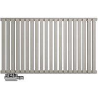 Terma Nemo 530mm x 915mm 3028BTU Grey / Silver Horizontal Designer Radiator (588HR)