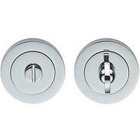 Carlisle Brass Standard WC Thumbturn Set Polished Chrome 50mm (589JA)