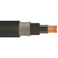 Time 6943X Black 3-Core 1.5mm Armoured Cable 25m Coil (589PY)
