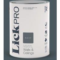 LickPro 5Ltr Blue 07 Vinyl Matt Emulsion Paint (589TM)