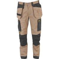 DeWalt Barstow Work Trousers Stone 42" W 31" L (589VE)