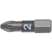 Wera Impaktor 855/1 1/4" 25mm Hex Shank PZ2 TriTorsion Diamond Coated Bit (590FP)