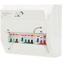 Contactum Defender 1.0 12-Module 6-Way Populated High Integrity Dual RCD Consumer Unit (590HA)