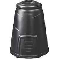Straight PLC Composter Black 740mm x 740mm x 900mm (590PV)