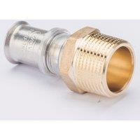 Wavin Tigris Multi-Layer Composite Press-Fit Adapting Male Couplers 0.75" x 16mm 10 Pack (590RM)
