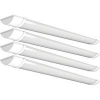 4lite Advantage Twin 2ft LED Battens 14W 1700lm 230V 4 Pack (590VG)