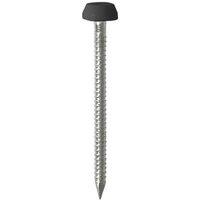 Timco Polymer-Headed Pins Black 2.1mm x 40mm 0.3kg Pack (591KF)