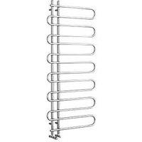 Ximax 1400mm x 600mm 1208BTU Chrome Flat Designer Towel Radiator (5922V)