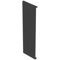 Flomasta 1800mm x 433mm 3088BTU Matt Charcoal Vertical Designer Radiator (5928D)