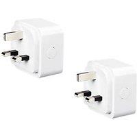 4lite WiZ 13A Smart Plug White 2 Pack (592GG)