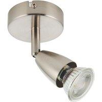 Saxby Amalfi Round 1-Light Spotlight Satin Nickel (592VX)