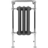 Terma 900mm x 490mm 1217BTU Raw Metal Cast Iron Traditional Towel Radiator (595HR)