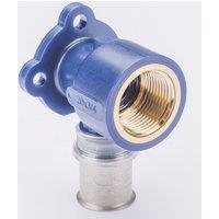 Wavin Tigris Multi-Layer Composite Press-Fit Adapting 90 BSP Female Plate Elbows 0.75" x 20mm 10 Pack (596RM)