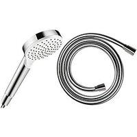 Hansgrohe Crometta Hand Shower Holder Set White/Chrome (596VK)