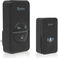 Byron DBY-23452BS Plug-In Wireless Door Chime Black (597KW)