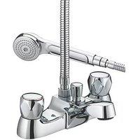 Bristan Club Deck Mounted Bath/Shower Mixer Chrome (598JE)