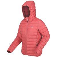 Regatta Marizion Hooded Womens Jacket MinrRd/RuRd Size 20 (598JT)