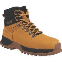 Regatta Grindstone S7L Size 7 Honey/Black Waterproof Safety Boots (598JW)