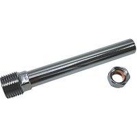 Tesla 1/2" BSP Male Taper x 15mm Compression 100mm Chrome Radiator Valve Extender (599HF)