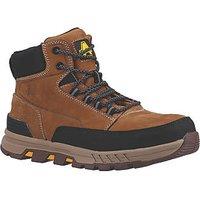 Amblers 262 Size 12 Brown Water-Resistant Steel Toe Cap Safety Boots (599KE)