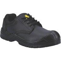Amblers 66 Size 7 Black Steel Toe Cap Safety Shoes (599TV)