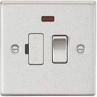 Knightsbridge 13A Switched Fused Spur with LED Brushed Chrome (599TY)