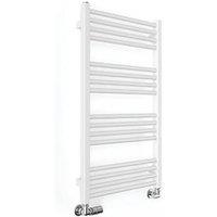 Terma 900mm x 500mm 1323BTU White Flat Designer Towel Radiator (600RH)