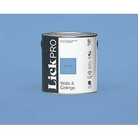 LickPro Max+ 2.5Ltr Blue 10 Matt Emulsion Paint (601JY)