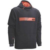 Scruffs Tech Hoodie Breathable with Zipped Pockets Black Medium 40" Chest (601RT)