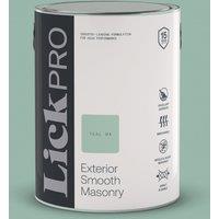 LickPro 5Ltr Smooth Teal 04 Masonry Paint (601TM)