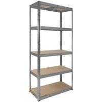 RB Boss 5-Tier Metal Garage Shelving Unit 900mm x 400mm x 1800mm (6042H)