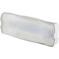 4lite Indoor & Outdoor Maintained or Non-Maintained Emergency Rectangular LED Bulkhead White 2.5W 199lm (604VH)