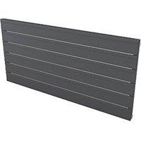 Ximax Henry 603mm x 1200mm 2253BTU Anthracite Horizontal Designer Radiator (605GL)
