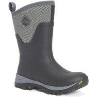 Muck Boots Arctic Ice Mid Size 9 Womens Black/Grey Non Safety Wellies (605XR)