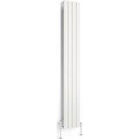 Terma Forte 1800mm x 292mm 1780BTU Matt White Vertical Designer Radiator (607HE)