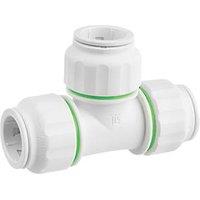 Flomasta Plastic Push-Fit Equal Tee 28mm (607HY)